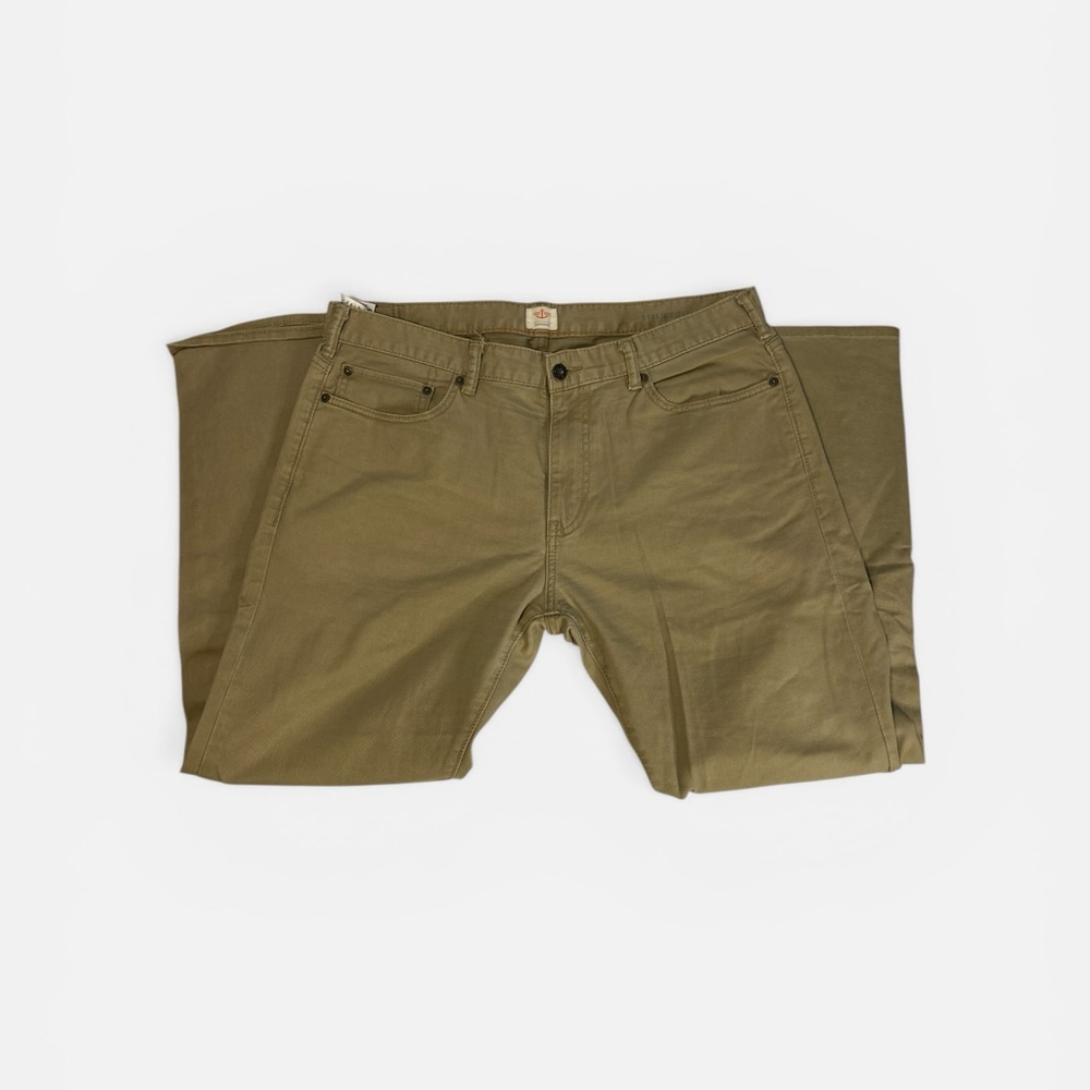 Dockers Khaki Slim Straight Pants | Classic Neutral Everyday Casual Workwear